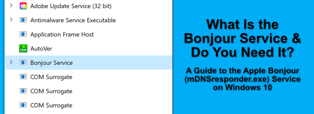 ¿Cuál es el servicio de Bonjour (y lo necesita)?