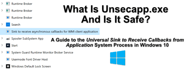 O que é unsecapp.exe e é seguro?