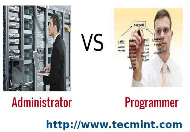 Kerjaya mana yang akan memilih Programmer vs Administrator