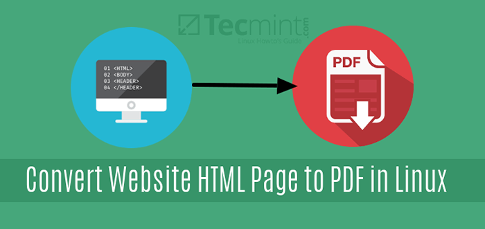 Wkhtmltopdf una herramienta inteligente para convertir la página HTML del sitio web en PDF en Linux