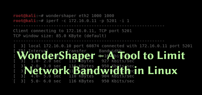 WONDERSHAPER - narzędzie do ograniczenia przepustowości sieci w Linux