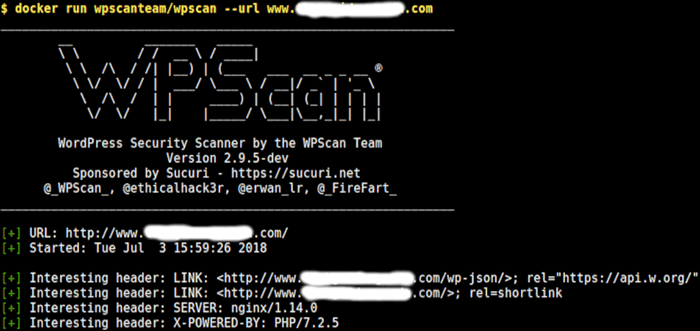 WPScan - um scanner de vulnerabilidade do WordPress de caixa preta