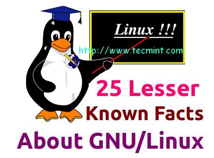 25 weniger bekannte Fakten über GNU/Linux