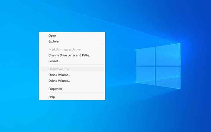 Opção de “estender volume” acinzentado no Windows? Experimente estas 5 correções