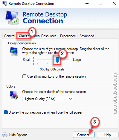 Correção - tela preta enquanto usa conexão de desktop remota no Windows 11