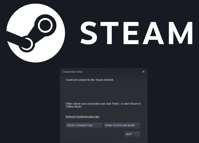 Fix kann keine Verbindung zum Steam -Netzwerkfehler herstellen