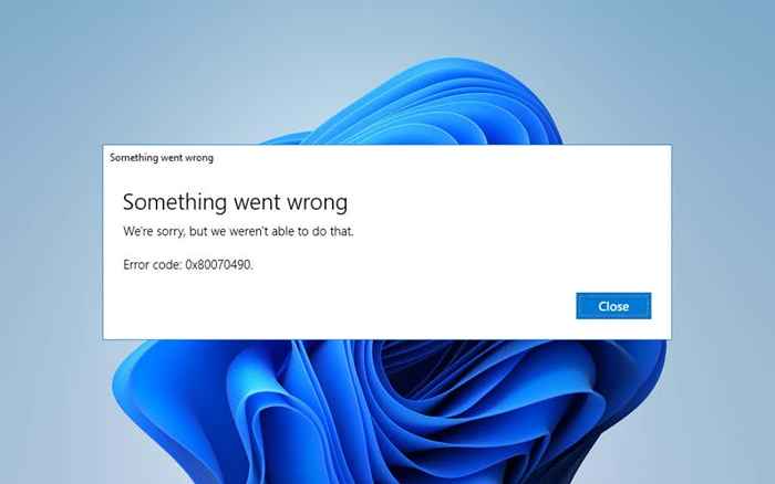 Betulkan Ralat 0x80070490 dalam Kemas Kini Windows dan Aplikasi Mel