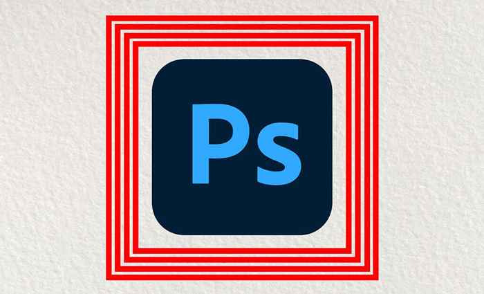 Cara menambahkan perbatasan di photoshop