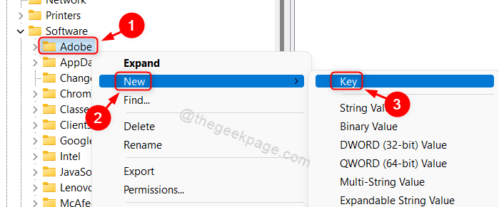 Como adicionar uma nova chave no editor de registro no Windows 11