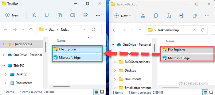 Cómo hacer una copia de seguridad y restaurar elementos cubiertos en la barra de tareas en Windows 11