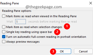 Cara menukar pilihan untuk menandakan e -mel seperti yang dibaca di Outlook