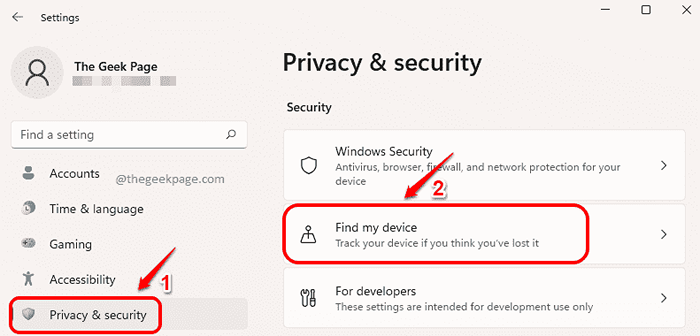 Como ativar e usar o recurso Encontre meu dispositivo no Windows 11