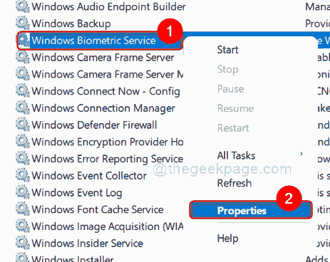 So aktivieren oder deaktivieren Sie den biometrischen Windows -Service in Windows 11