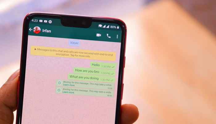 Cara memperbaiki menunggu kesalahan pesan ini di whatsapp