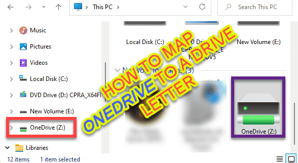 Cómo asignar a OneDrive a una letra de unidad en Windows 11/10