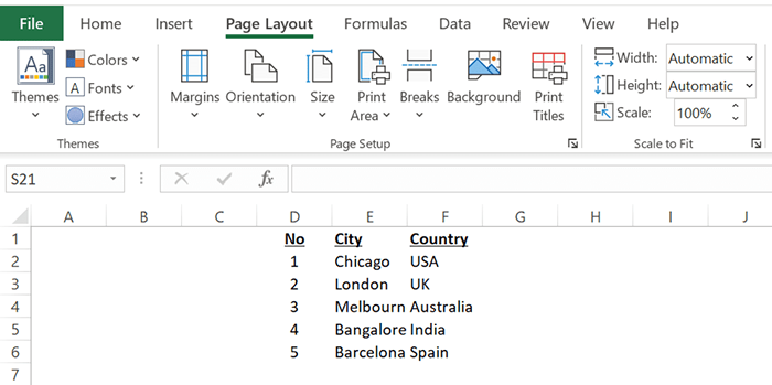 So entfernen Sie die Gitterlinien in Excel