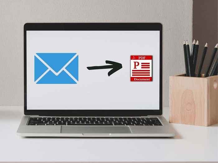 Cómo guardar un correo electrónico como archivo PDF