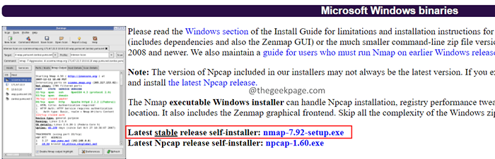 Comment scanner tous les ports ouverts à l'aide de NMAP dans Windows 11/10