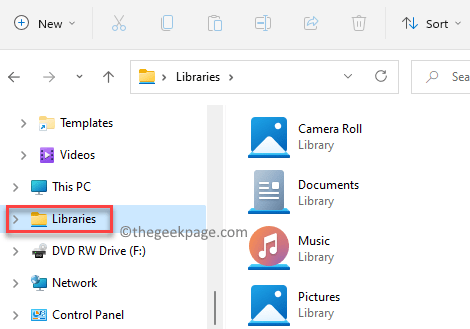Comment afficher ou masquer le dossier des bibliothèques sur Windows 11
