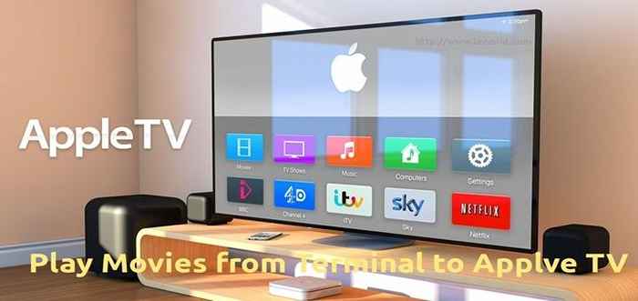 Cara menstrimkan filem kegemaran (fail MP4) dari Terminal Linux ke Apple TV anda