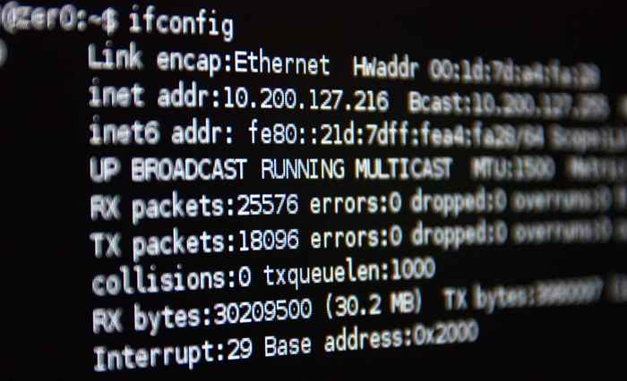 Linux ifconfig polecenie, jak z niego korzystać
