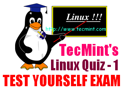 Questionário Test Yourself do Tecmint - 15 Perguntas básicas do Linux Parte -1