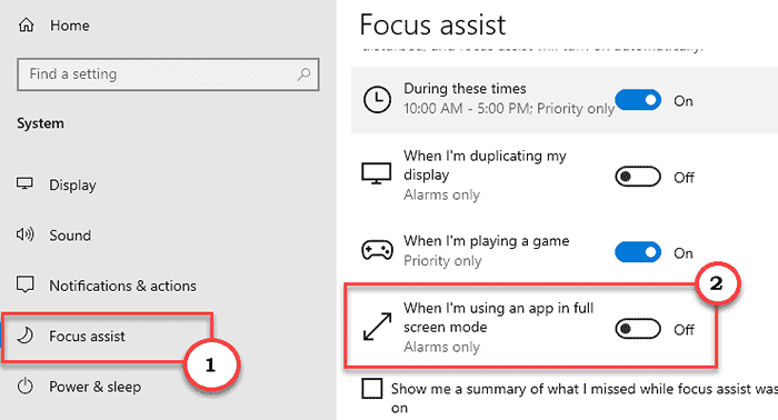 Kann den Fokusassistenten in Windows 10 nicht deaktivieren