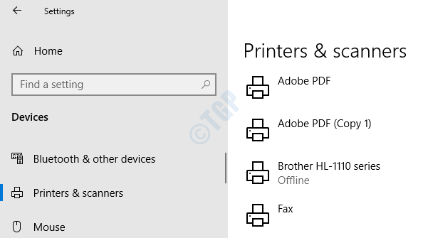 Diferentes formas de eliminar/ eliminar/ desinstalar una impresora en Windows 10