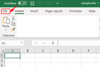 Corrija o documento em branco de abertura do Microsoft Excel em vez do documento salvo.