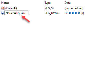 Falta la pestaña de seguridad de Windows 11 en las propiedades del archivo