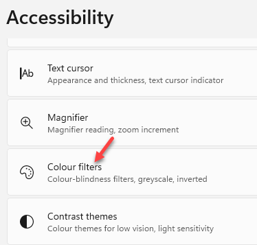 Comment changer les filtres de couleur dans Windows 11