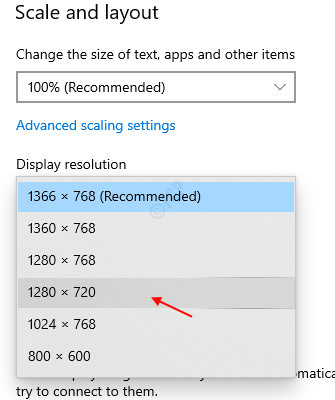 Comment modifier la résolution d'écran sur Windows 10