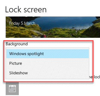 Cara menukar skrin kunci dan log masuk latar belakang skrin pada Windows 10