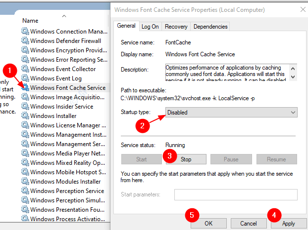 Como excluir o cache de fontes no Windows 10/11