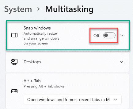 Como desativar o recurso de layout SNAP no Windows 11