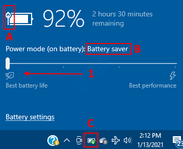 Cómo habilitar y deshabilitar el modo de ahorro de batería en Windows 10