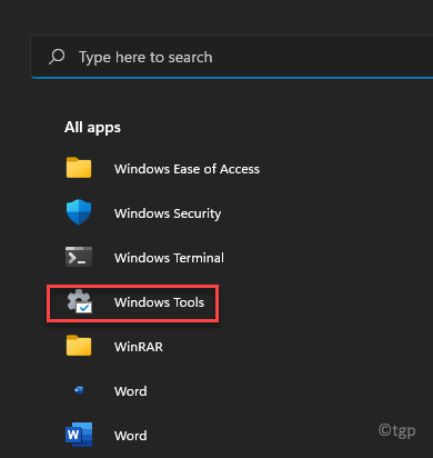 So öffnen Sie Windows -Tools in Windows 11