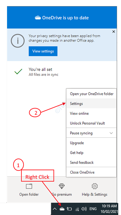 So speichern Sie erfasste Screenshots in OneDrive automatisch unter Windows 10