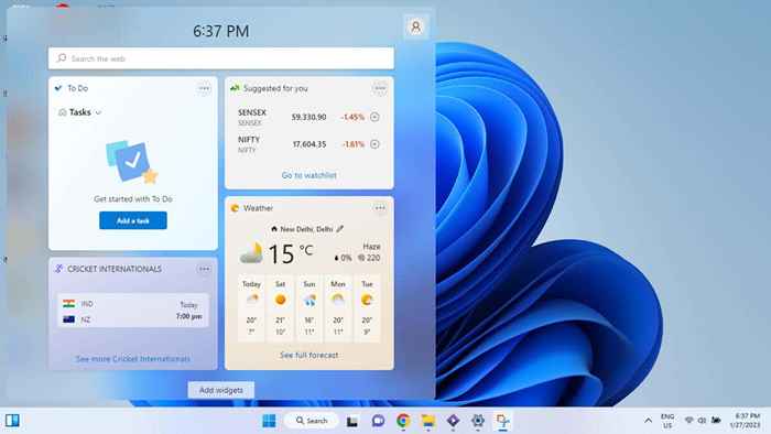 Comment utiliser et personnaliser les widgets dans Windows 11