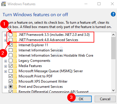 El .NET Framework 4.7.2 no es compatible con este error del sistema operativo