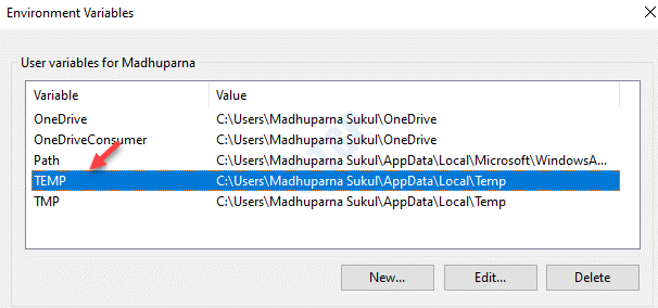 No se puede ejecutar archivos en el directorio temporal. Configuración de solución abortada