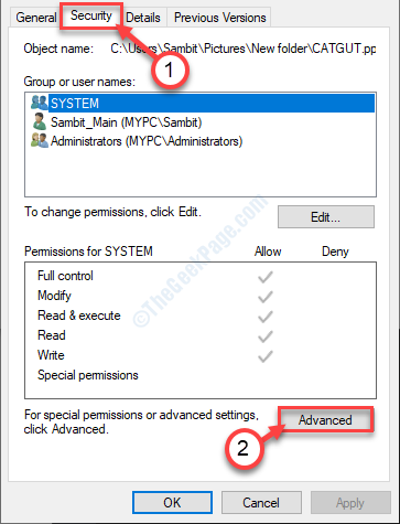 Se produjo un error aplicando atributos al archivo en Windows 10 Fix