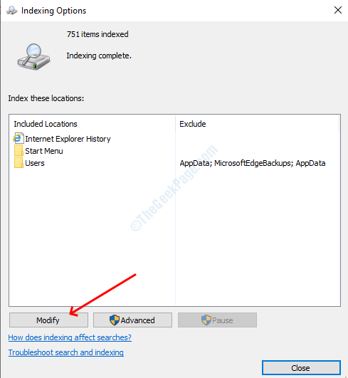 Datei -Explorer -Fehler Keine Elemente übereinstimmen mit Ihrer Suche in Windows 10/11