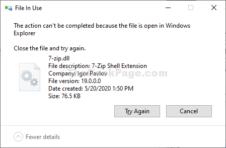 Fix- Der von Explorer verwendete Ordner kann nicht gelöscht werden.exe in Windows 10/11
