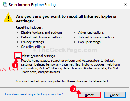 Fix- Kesalahan server proxy internet di windows 10/11