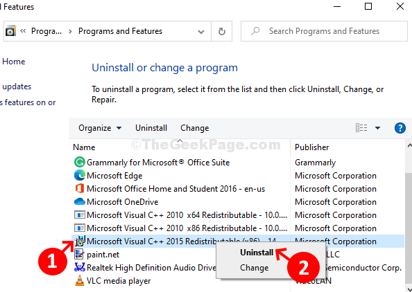Corrige el error de la biblioteca de tiempo de ejecución de Microsoft Visual C ++ en Windows 10/11