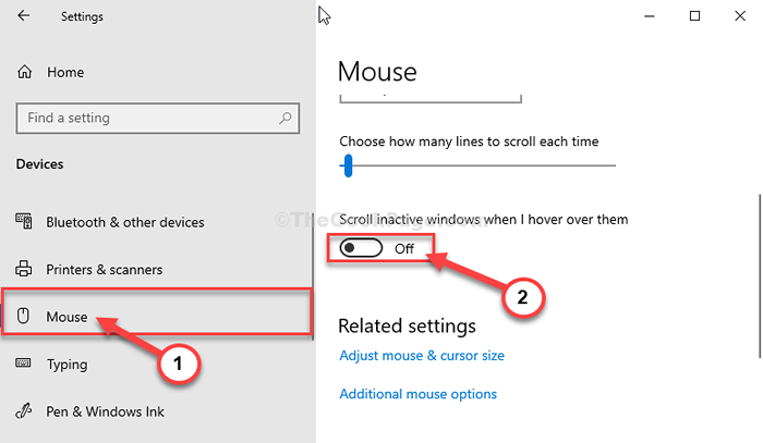 Fix- Mouse fait défiler automatiquement sous Windows 10/11