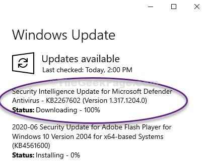 Fix- Windows Defender no está convirtiendo el problema 'en' en Windows 10
