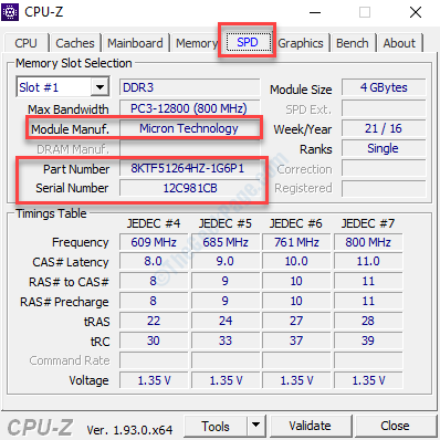 Comment vérifier la marque, le modèle et les autres spécifications du fabricant de RAM dans Windows 10/11