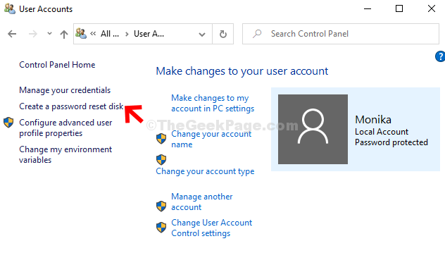 Cara Membuat Disk USB Reset Kata Sandi di Windows 10